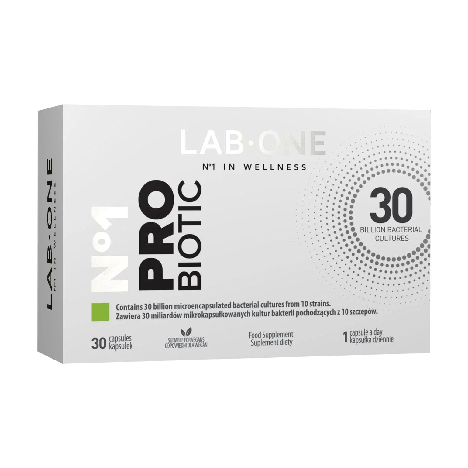 Пробіотик Lab One N1 ProBiotic, 30 капсул